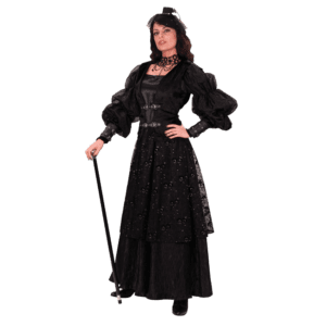 Empire Woman's Steampunk Gown