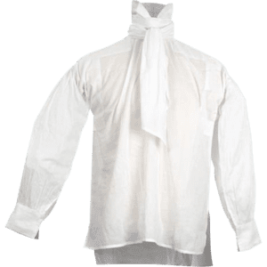 White Cotton Cravat Shirt