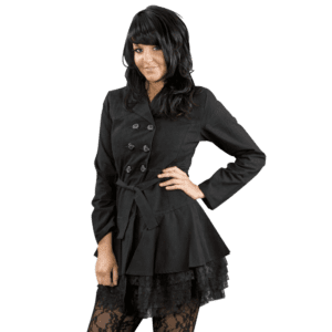 Dark Lady Black Twill Jacket