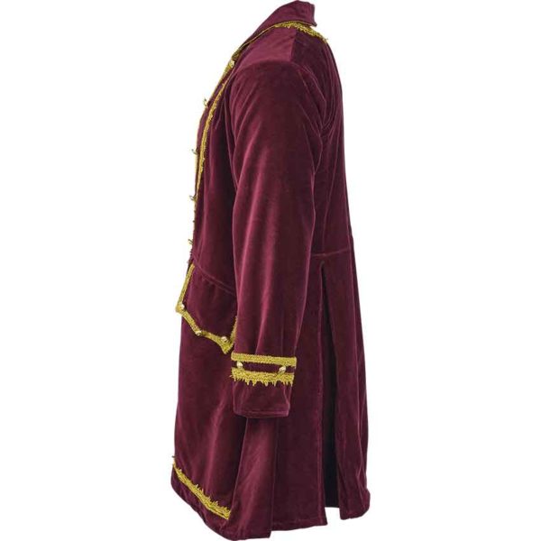 Magnificent Pirates Captain Easton Velvet Coat