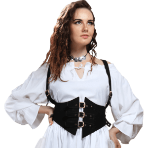 Faux Leather Steampunk Harness