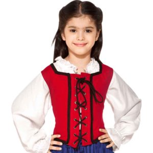 Girls Reversible Pirate Bodice