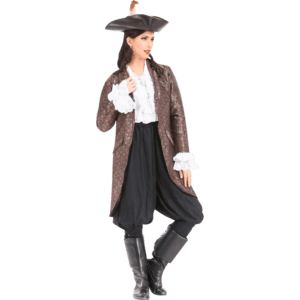 Angelica Brocade Privateer Coat