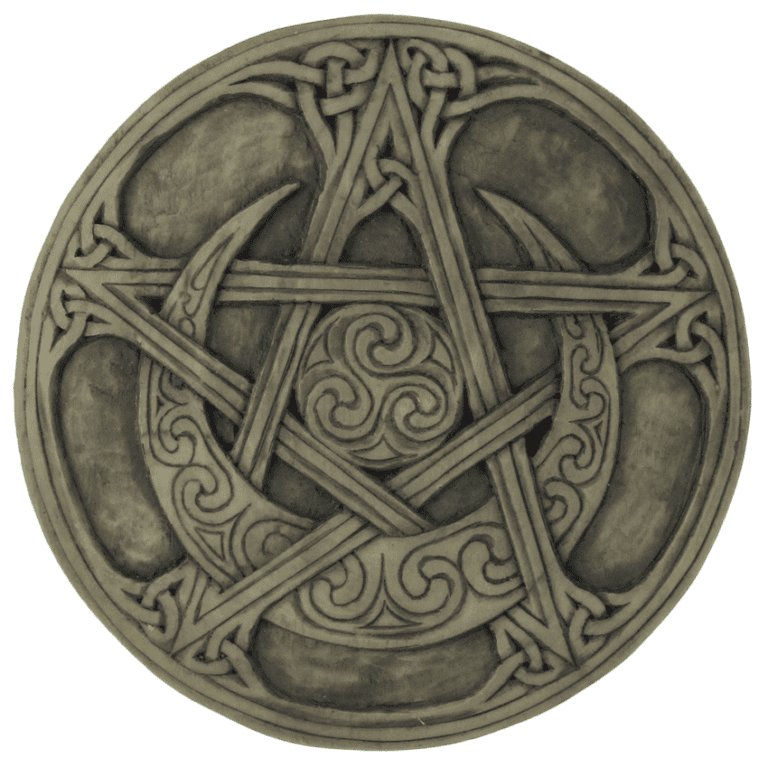 Moon Pentacle Plaque