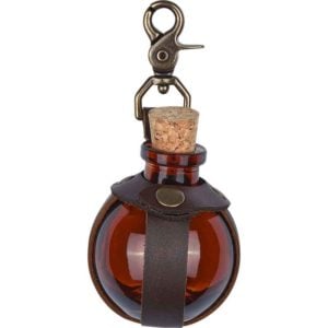 Small Round Glass Bottle