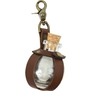 Small Round Glass Bottle