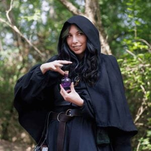 Small Round Glass Bottle