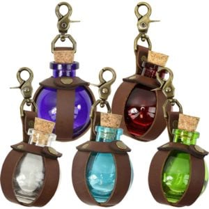 Small Round Glass Bottle