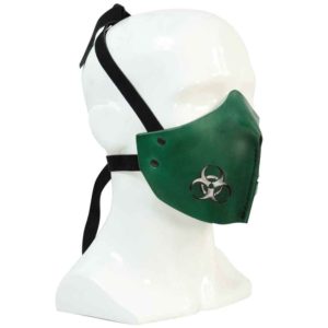 Leather Biohazard Mempo Mask