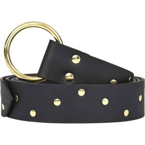 Zig Zag Studded Ring Belt