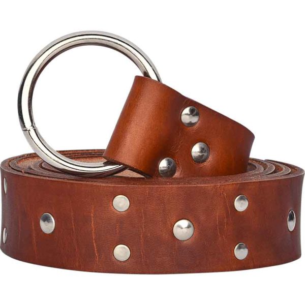 Knights Studded Ring Belt