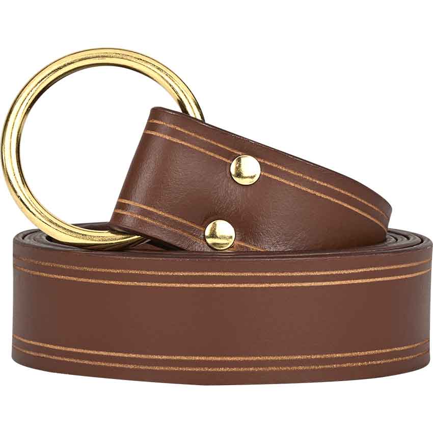 Double Lined Medieval Ring Belt