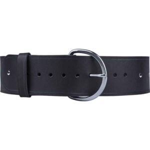 Simple Studded Wide Buckle Belt