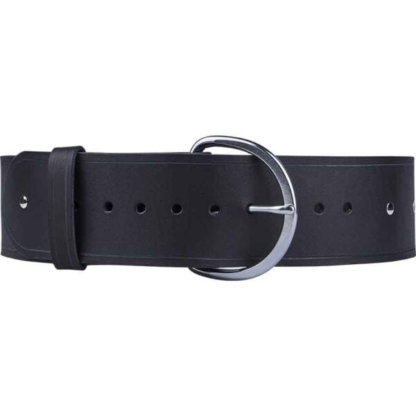 Simple Studded Wide Buckle Belt