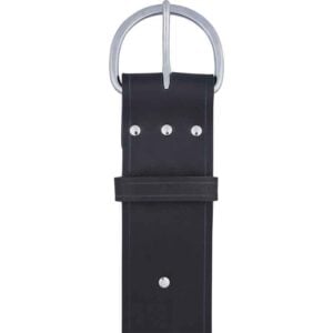Simple Studded Wide Buckle Belt