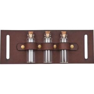 Steampunk Utility Belt Add-On – Triple Vial Slide