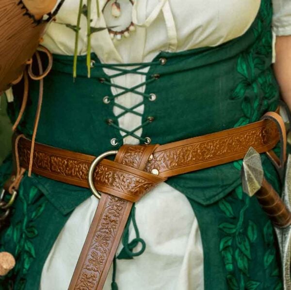 Woodland Embossed Ring Belt