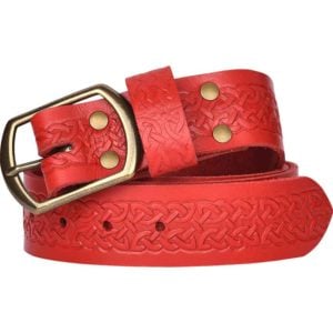 Celtic Embossed Buckle Belt
