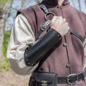 Studded Leather Arm Bracers