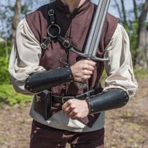 Studded Leather Arm Bracers