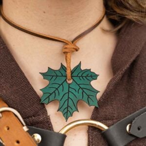 Woodland Warrior Leaf Necklace