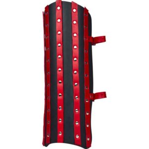 Banded Leather Greaves – 7/8 oz.