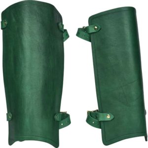 Simple Leather Greaves