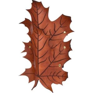 Elven Leaf Leather Greaves