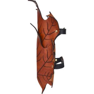 Elven Leaf Leather Greaves