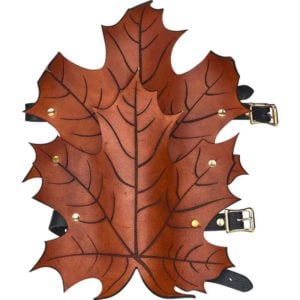 Elven Leaf Leather Greaves