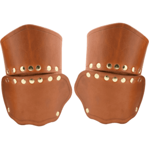 Warriors Leather Half Gauntlets
