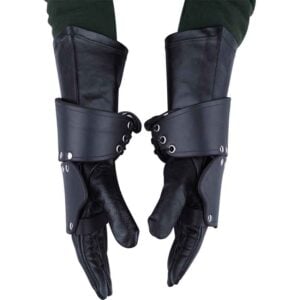 Warriors Leather Half Gauntlets