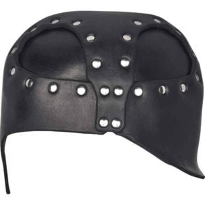 Leather Helm with Nasal Guard