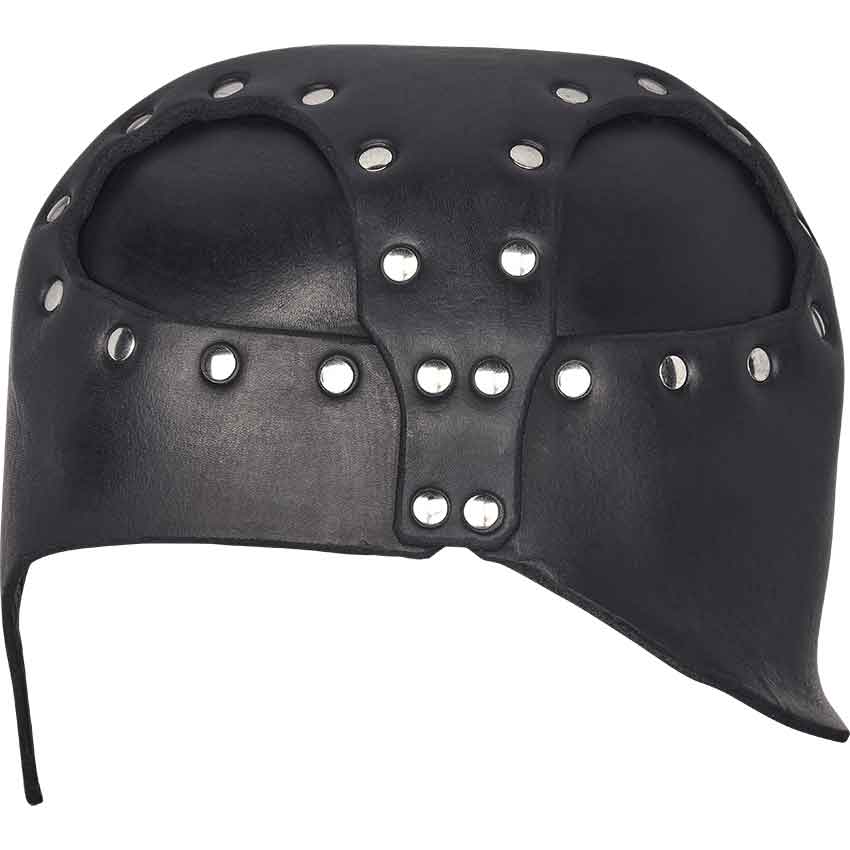 Leather Helm with Nasal Guard - DK5501 - Medieval Collectibles