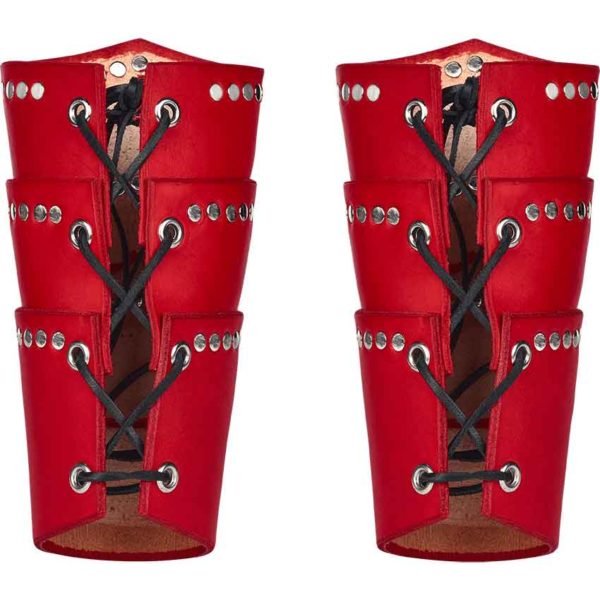 Knights Studded Arm Bracers