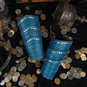 Studded Dragon Scale Arm Bracers