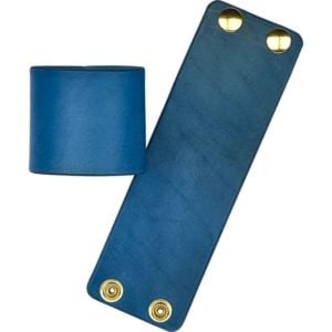 Plain Leather Wrist Cuffs