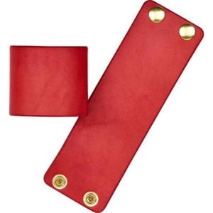Plain Leather Wrist Cuffs