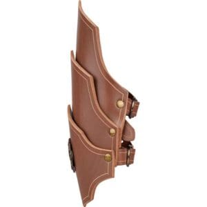 Dueling Dragons Leather Bracers