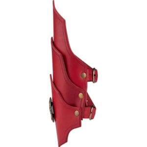 Dueling Dragons Leather Bracers
