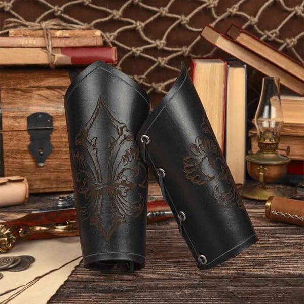 Pirate's Fleur de Lis Arm Bracers