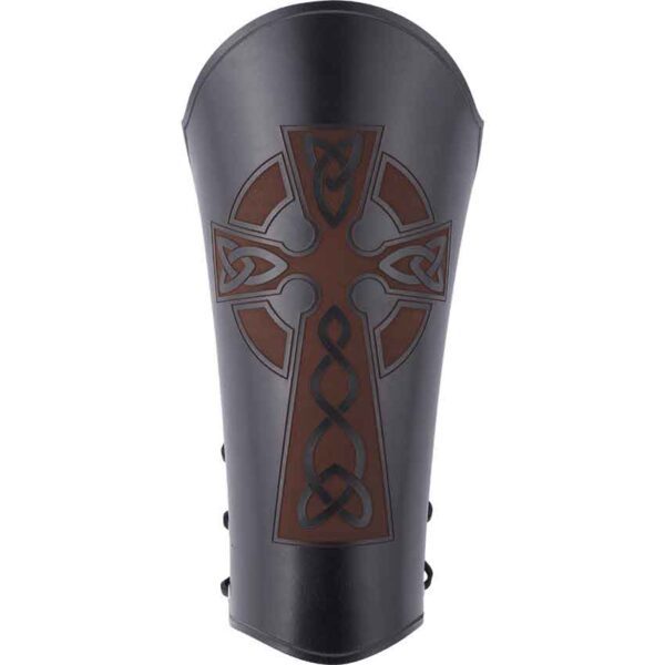 Engraved Celtic Cross Bracers