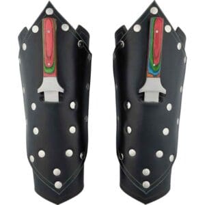Shield Arm Bracers with Daggers