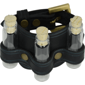 Three Bottle Leather Cuff