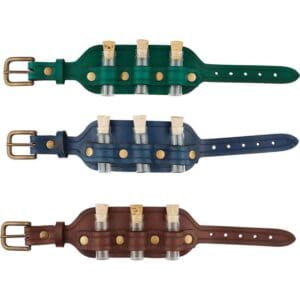 Three Bottle Leather Cuff