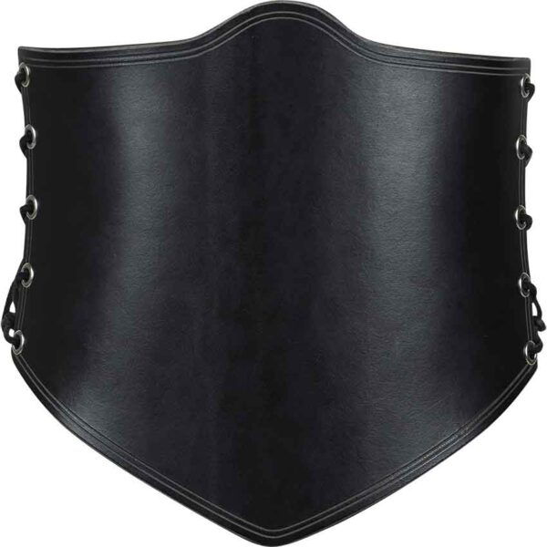 Side Lacing Leather Waist Cincher