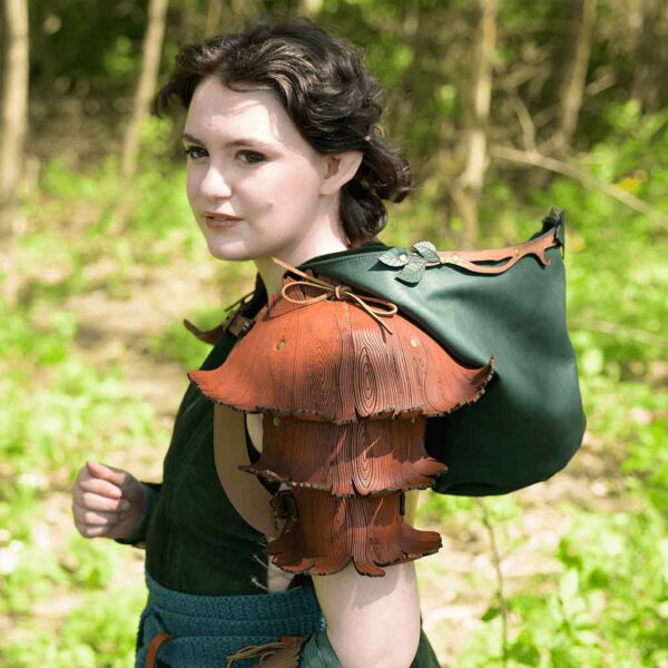Hooded Woodland Bolero Jacket with Pauldrons