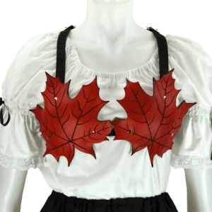 Elven Leaf Leather Bra