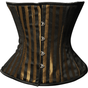 Steampunk Striped Underbust Corset