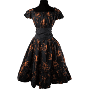 Octopus Print Gothabilly Dress